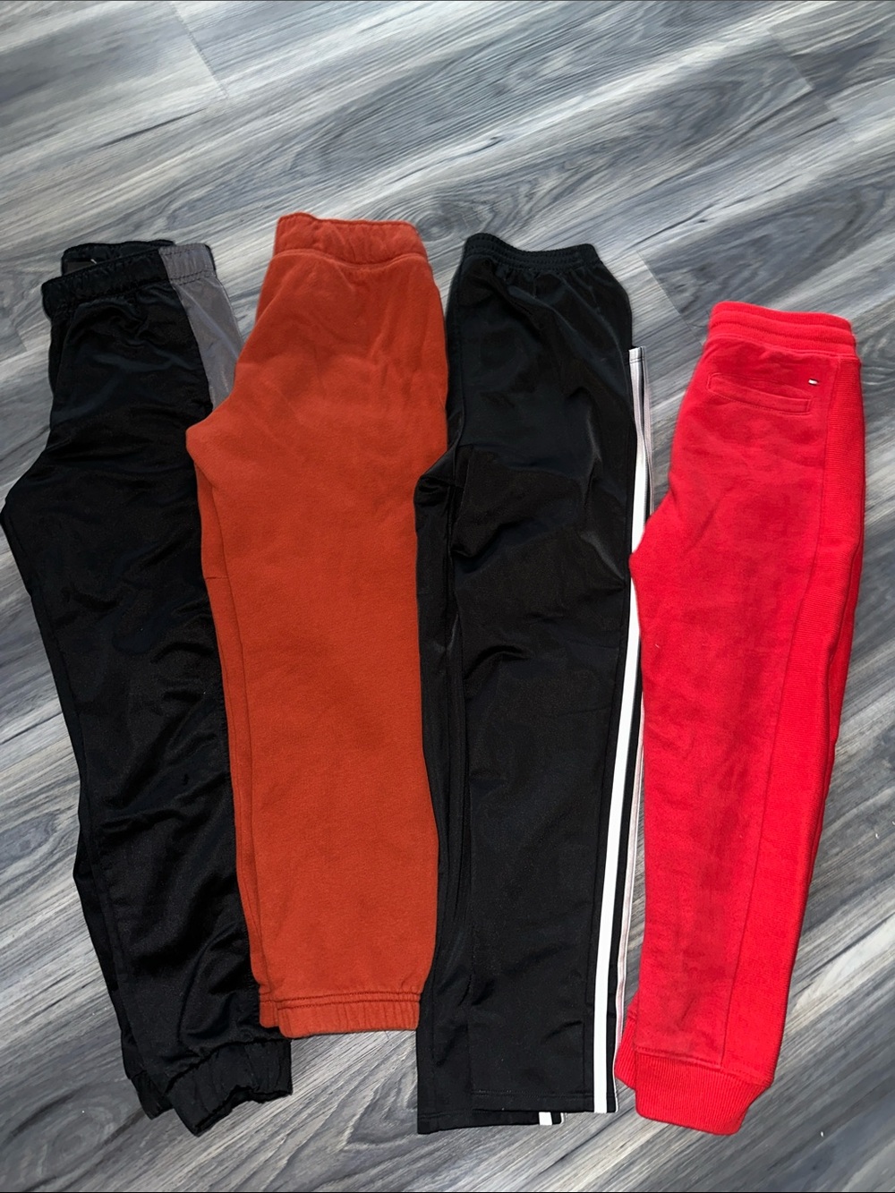 adidas Kids Sweatpants Set - Black, Rust & Red